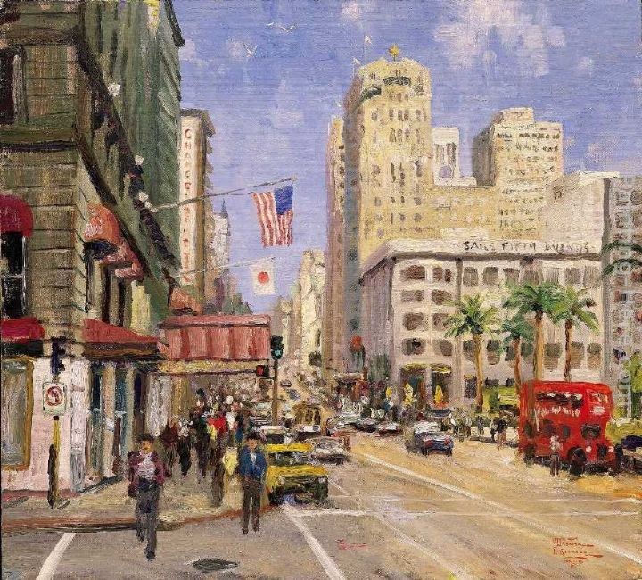 Thomas Kinkade Union Square San Francisco